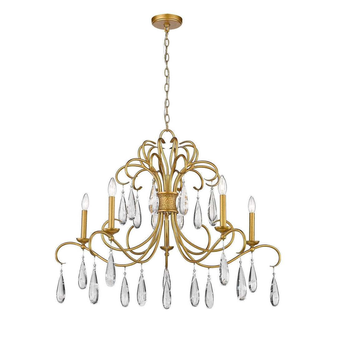 Z-Lite Amara 3039-38GG Chandelier Light - Gilded Gold