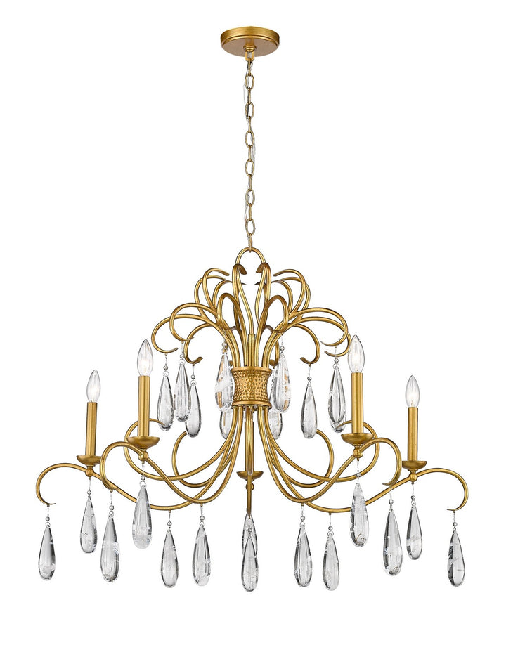 Z-Lite Amara 3039-38GG Chandelier Light - Gilded Gold