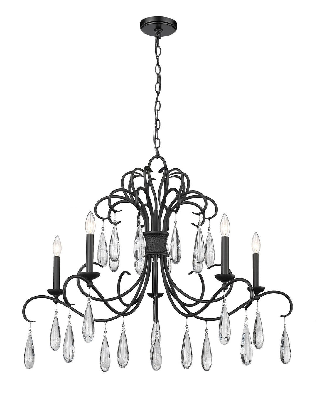 Z-Lite Amara 3039-38MB Chandelier Light - Matte Black