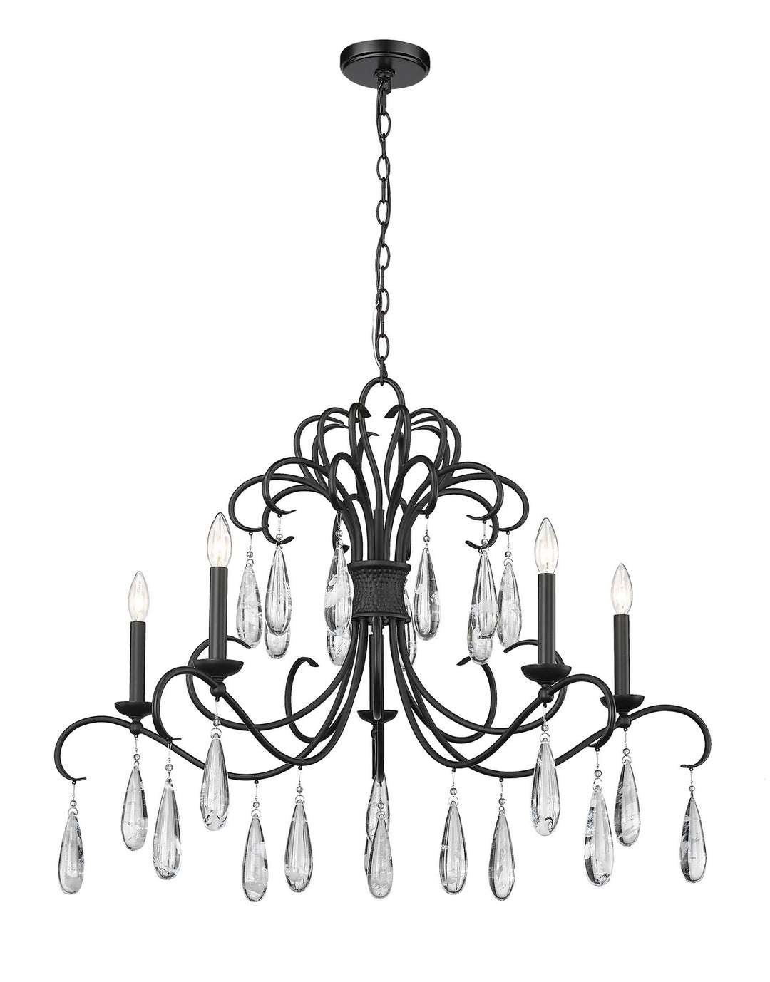 Z-Lite Amara 3039-38MB Chandelier Light - Matte Black