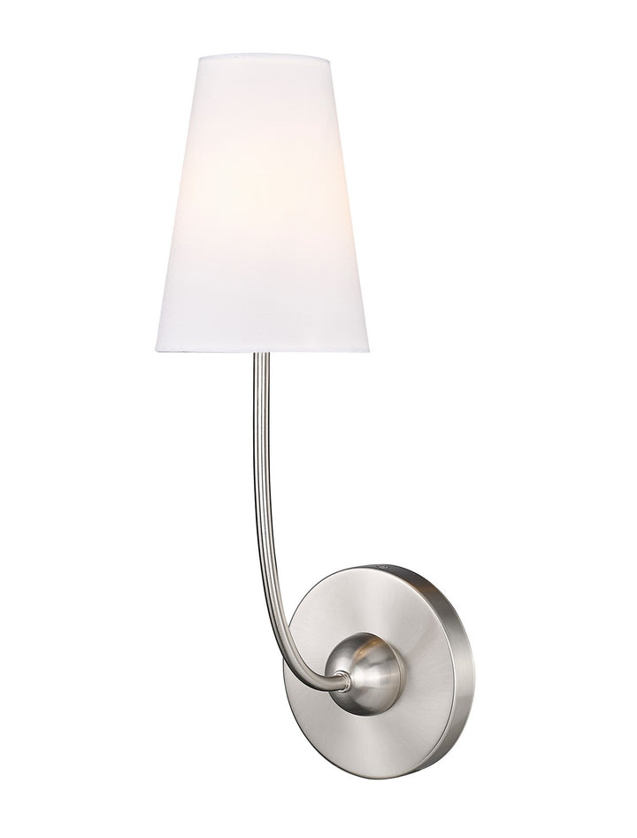 Z-Lite Shannon 3040-1S-BN Wall Sconce Light - Brushed Nickel