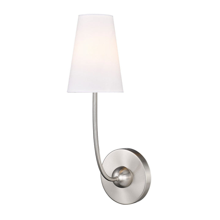 Z-Lite Shannon 3040-1S-BN Wall Sconce Light - Brushed Nickel