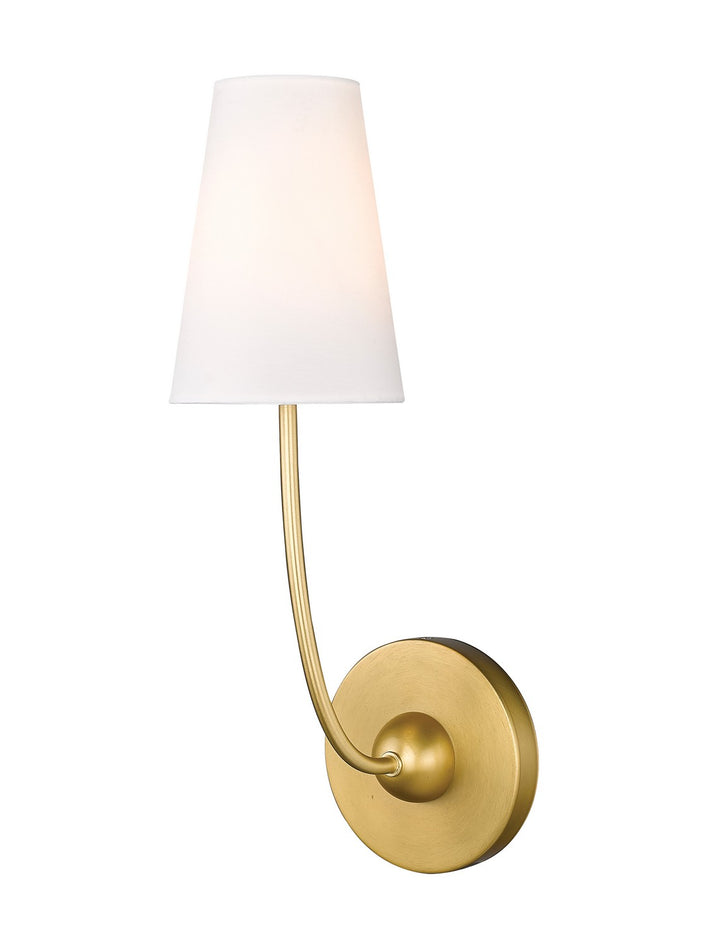 Z-Lite Shannon 3040-1S-RB Wall Sconce Light - Rubbed Brass