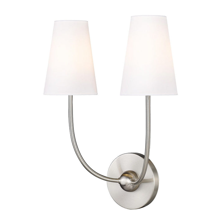 Z-Lite Shannon 3040-2S-BN Wall Sconce Light - Brushed Nickel