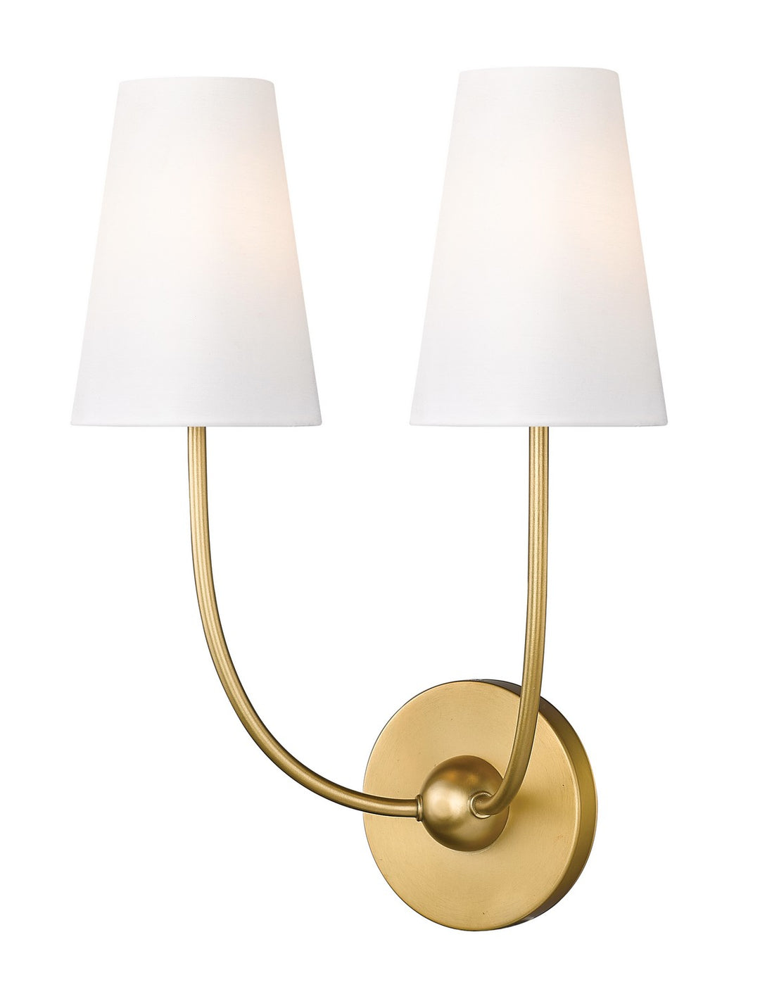 Z-Lite Shannon 3040-2S-RB Wall Sconce Light - Rubbed Brass