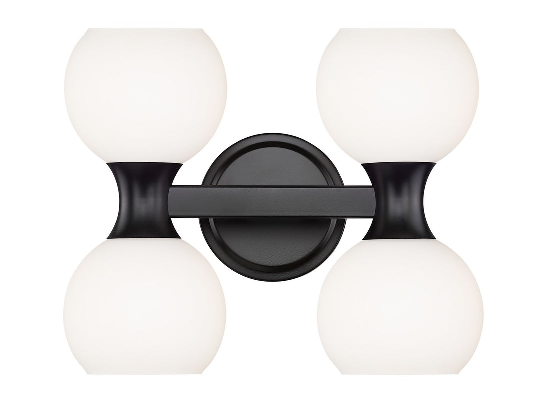Z-Lite Artemis 494-4V-MB Bath Vanity Light 7 in. wide - Matte Black