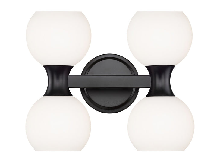 Z-Lite Artemis 494-4V-MB Bath Vanity Light 7 in. wide - Matte Black