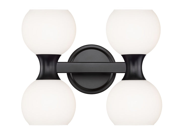 Z-Lite Artemis 494-4V-MB Bath Vanity Light 7 in. wide - Matte Black