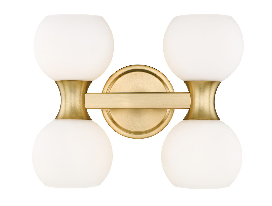 Z-Lite Artemis 494-4V-MGLD Bath Vanity Light 7 in. wide - Modern Gold