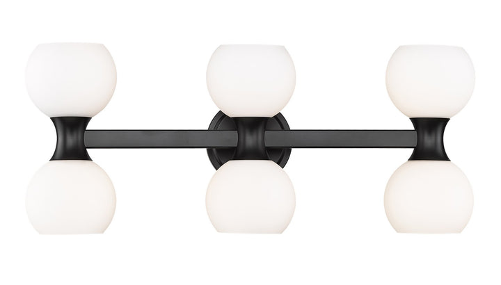 Z-Lite Artemis 494-6V-MB Bath Vanity Light 7 in. wide - Matte Black