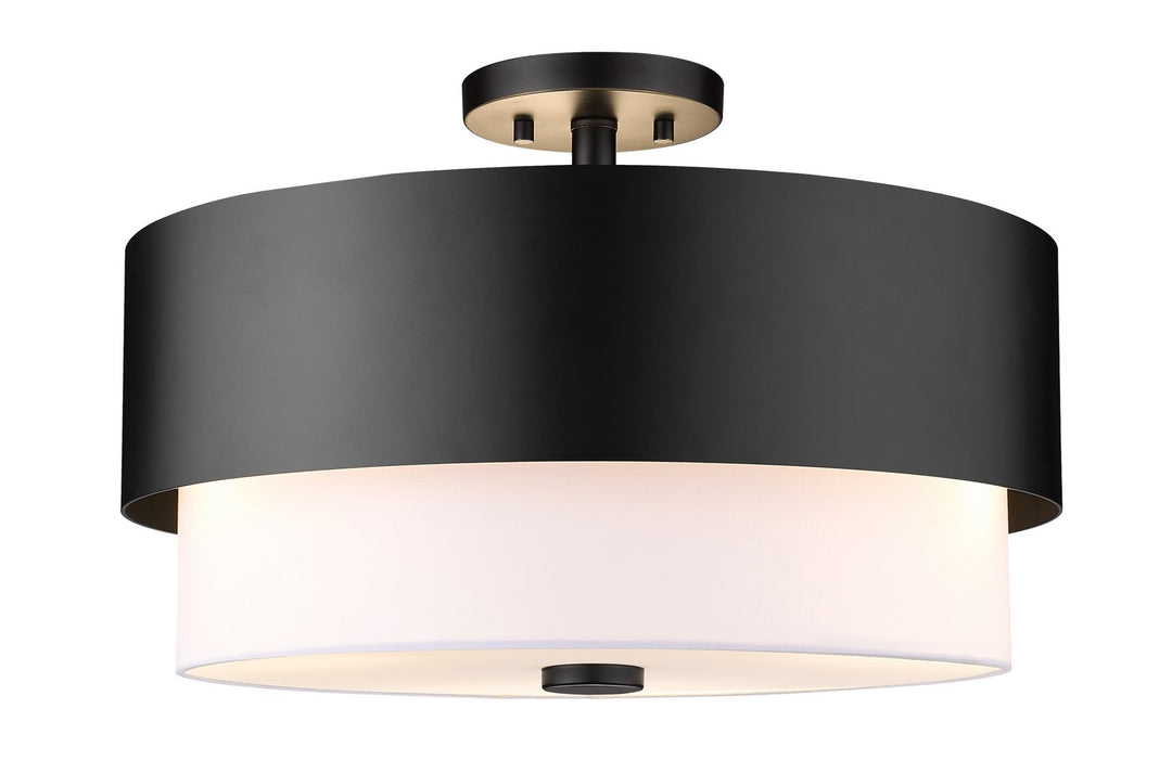 Z-Lite Counterpoint 495SF18-MB Ceiling Light - Matte Black