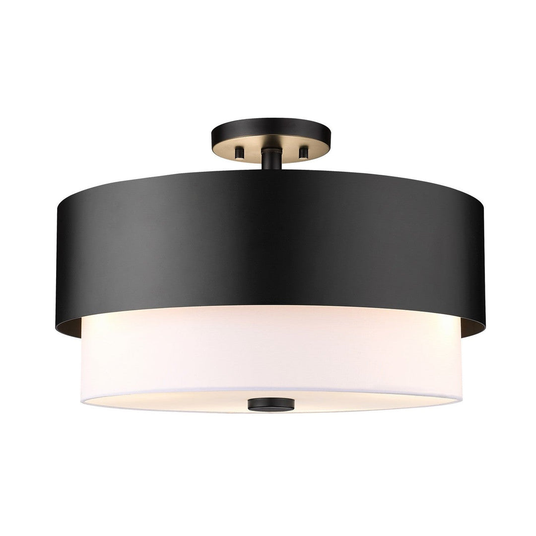 Z-Lite Counterpoint 495SF18-MB Ceiling Light - Matte Black