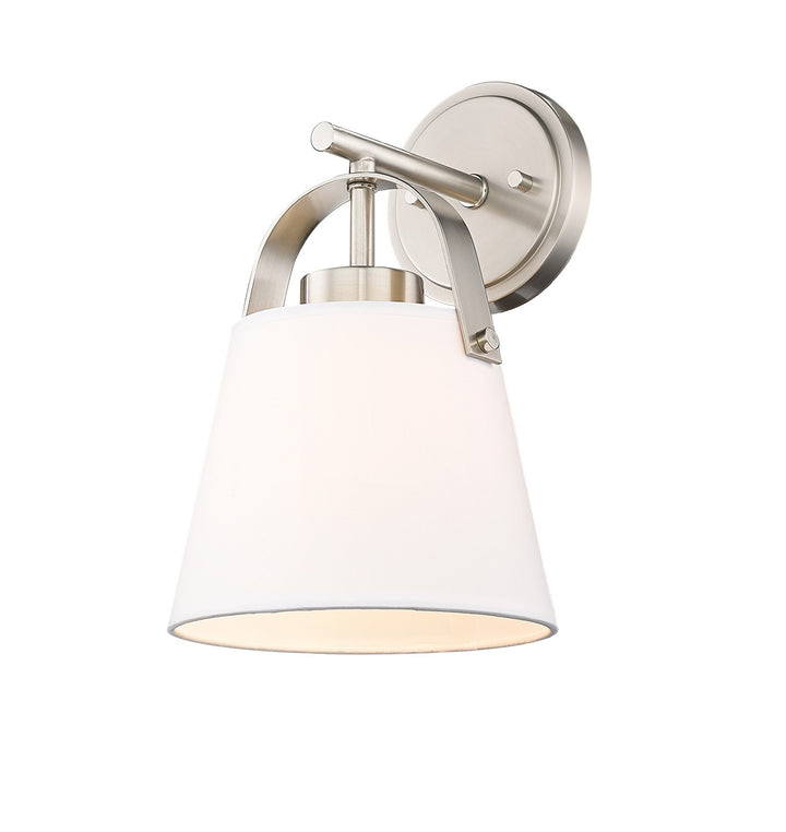 Z-Lite Z-Studio Linen Pendant 743-1S-BN Wall Sconce Light - Brushed Nickel