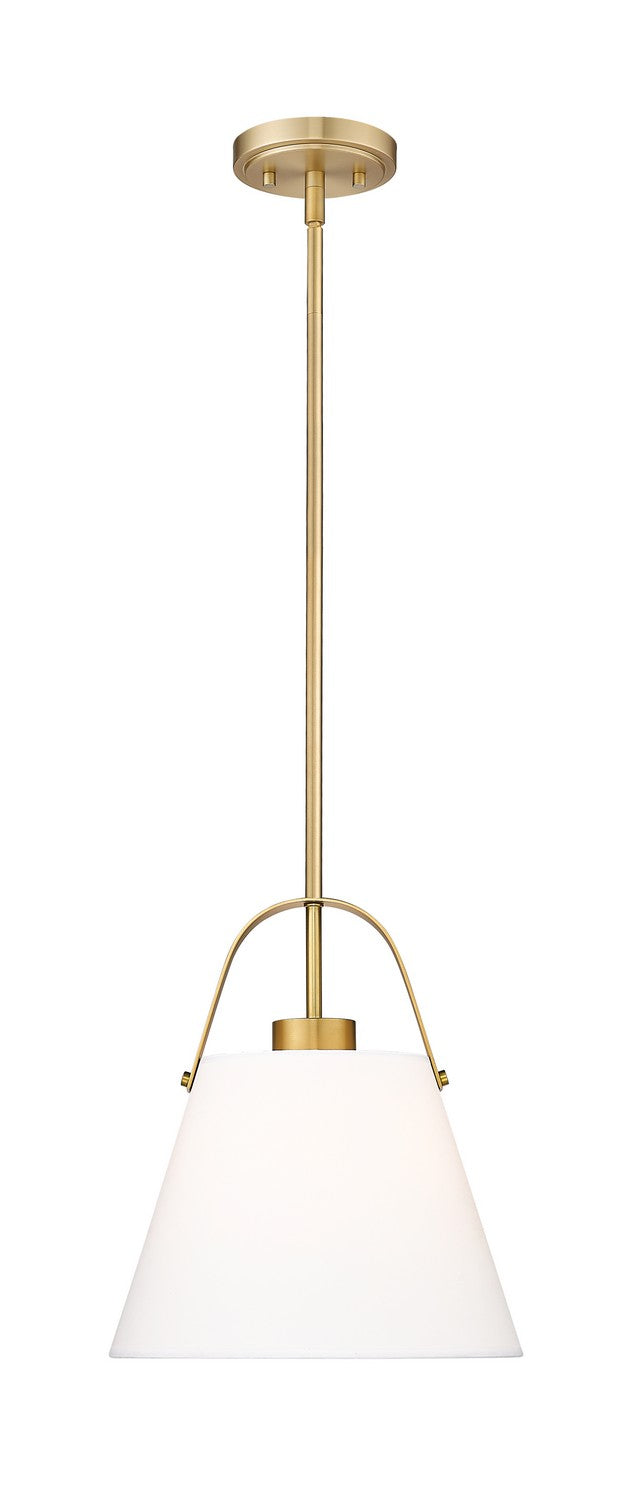 Z-Lite Z-Studio Linen Pendant 743P12-HBR Pendant Light - Heritage Brass