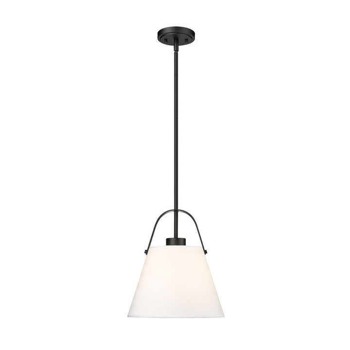 Z-Lite Z-Studio Linen Pendant 743P12-MB Pendant Light - Matte Black