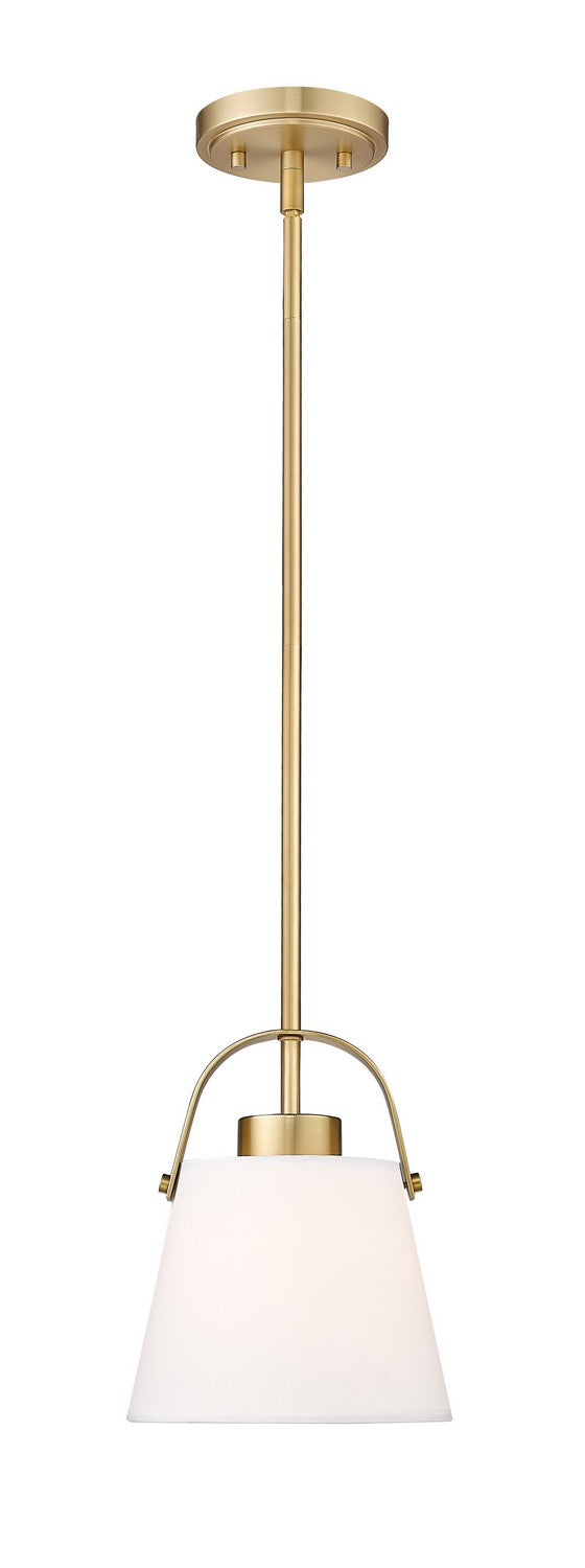 Z-Lite Z-Studio Linen Pendant 743P8-HBR Pendant Light - Heritage Brass