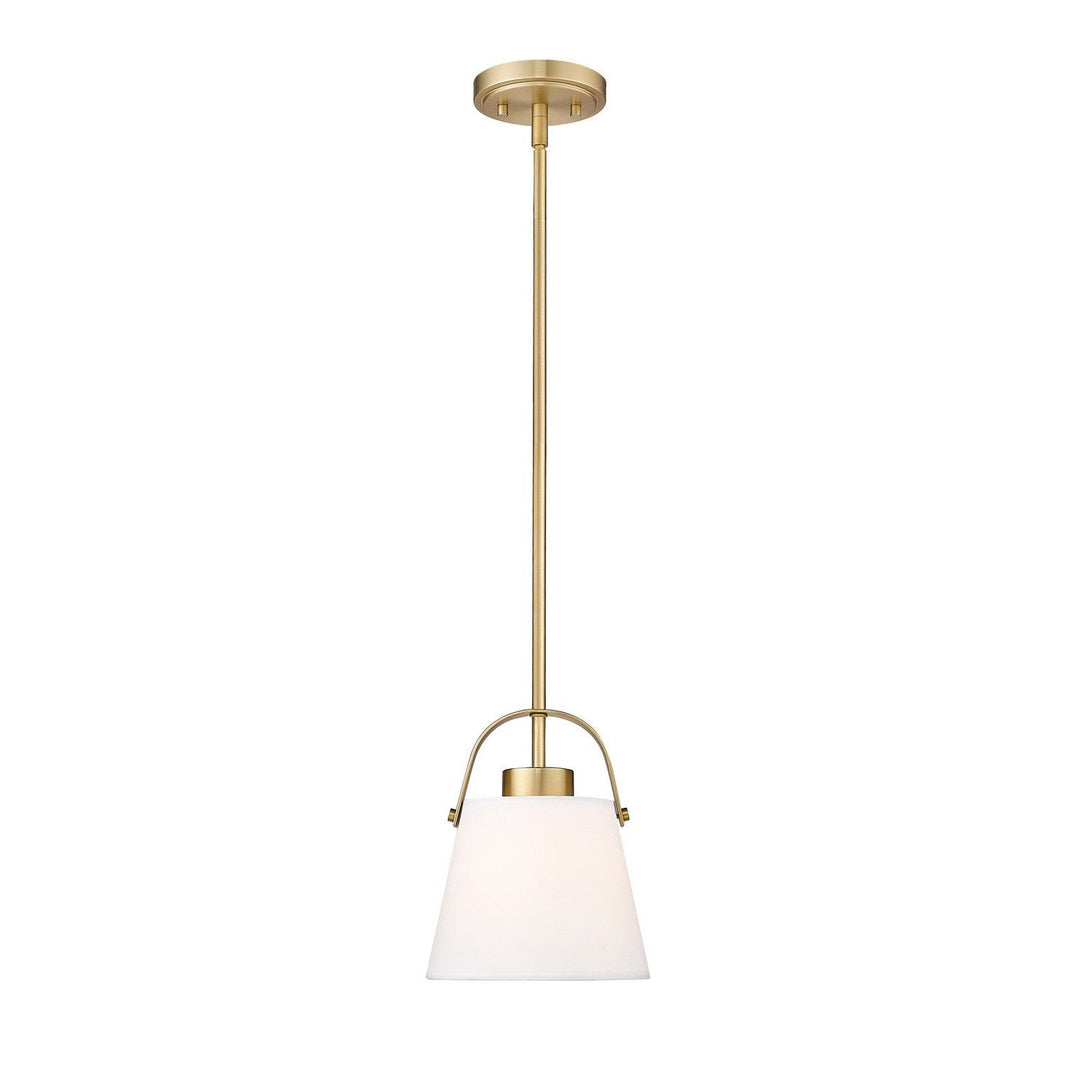 Z-Lite Z-Studio Linen Pendant 743P8-HBR Pendant Light - Heritage Brass