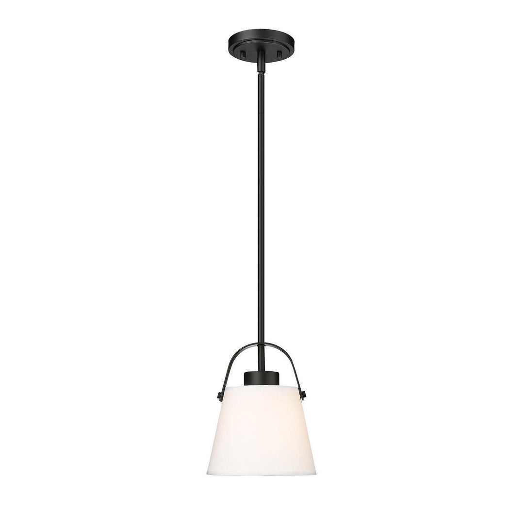 Z-Lite Z-Studio Linen Pendant 743P8-MB Pendant Light - Matte Black