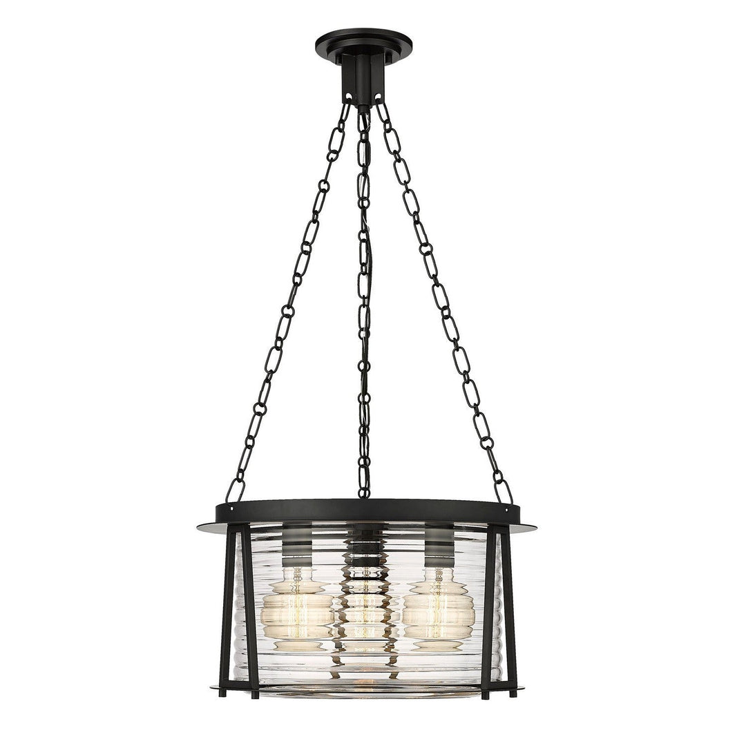 Z-Lite Cape Harbor Pendant 7503P18-MB Pendant Light - Matte Black