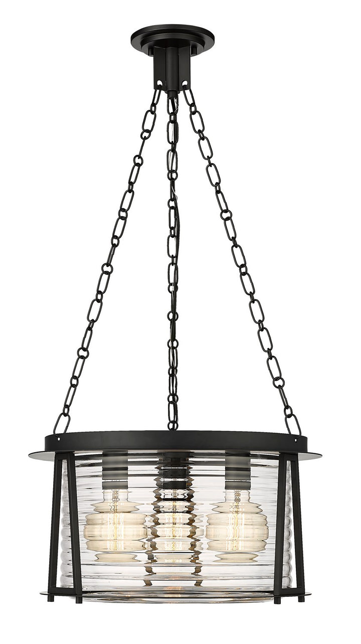 Z-Lite Cape Harbor Pendant 7503P18-MB Pendant Light - Matte Black