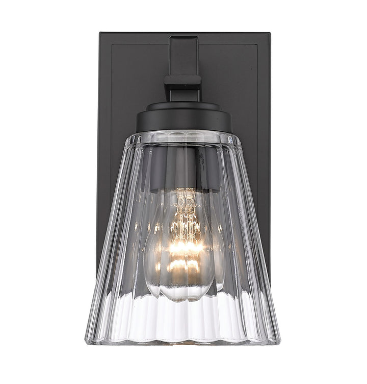 Z-Lite Lyna 823-1S-MB Wall Sconce Light - Matte Black