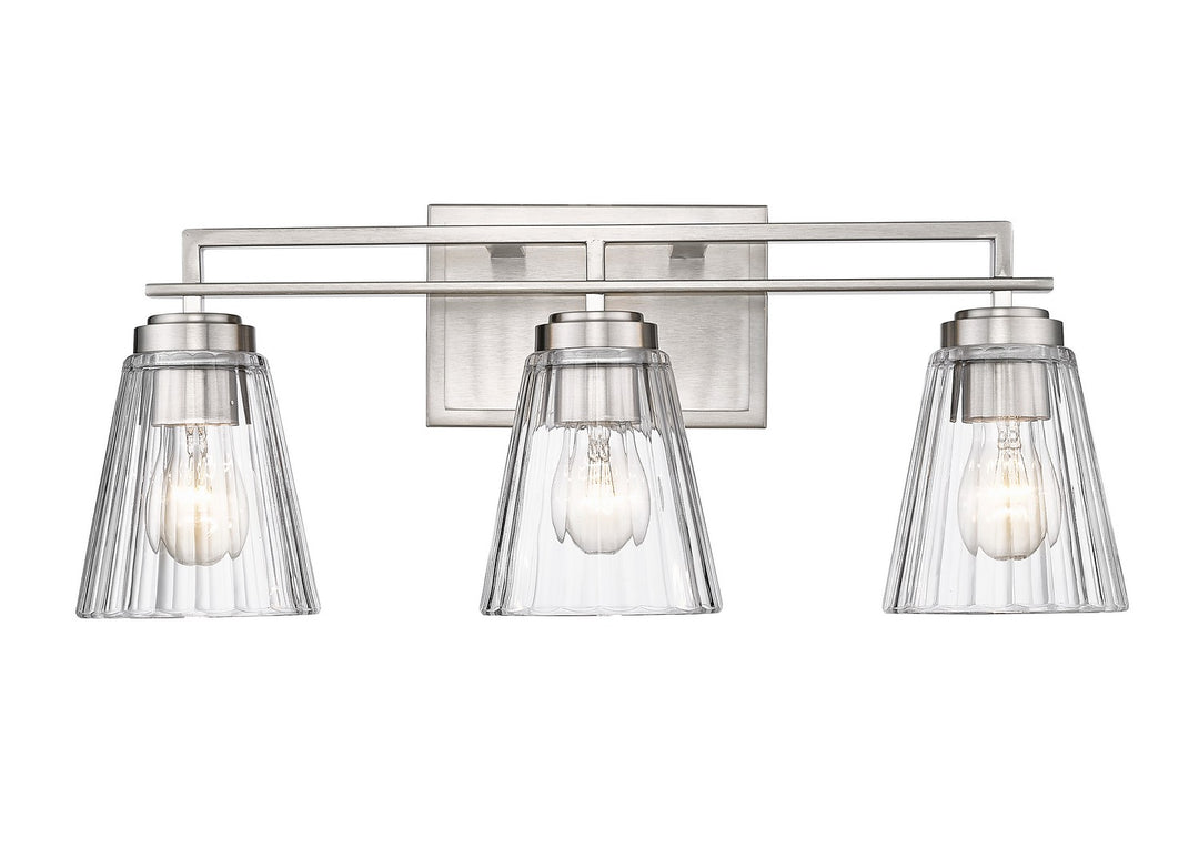 Z-Lite Lyna 823-3V-BN Bath Vanity Light 22 in. wide - Brushed Nickel