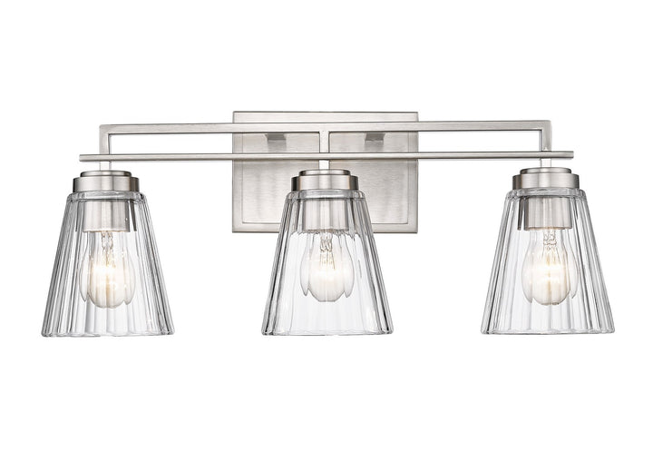 Z-Lite Lyna 823-3V-BN Bath Vanity Light 22 in. wide - Brushed Nickel