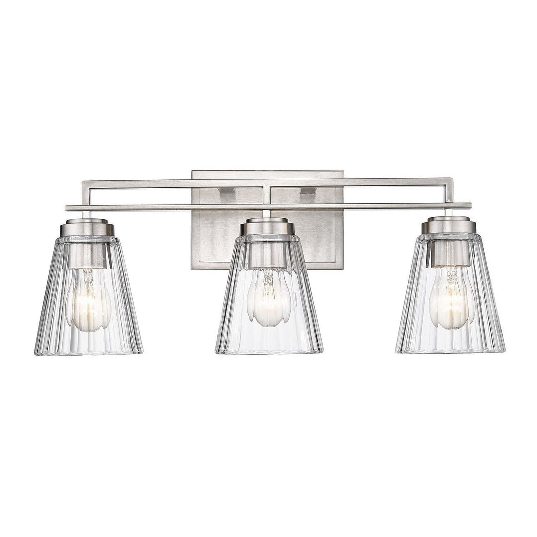 Z-Lite Lyna 823-3V-BN Bath Vanity Light 22 in. wide - Brushed Nickel