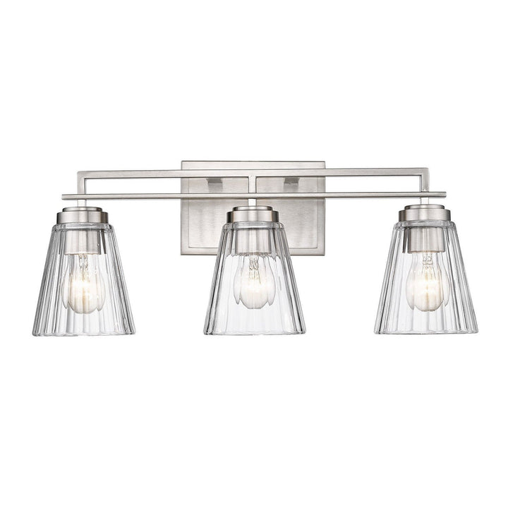 Z-Lite Lyna 823-3V-BN Bath Vanity Light 22 in. wide - Brushed Nickel