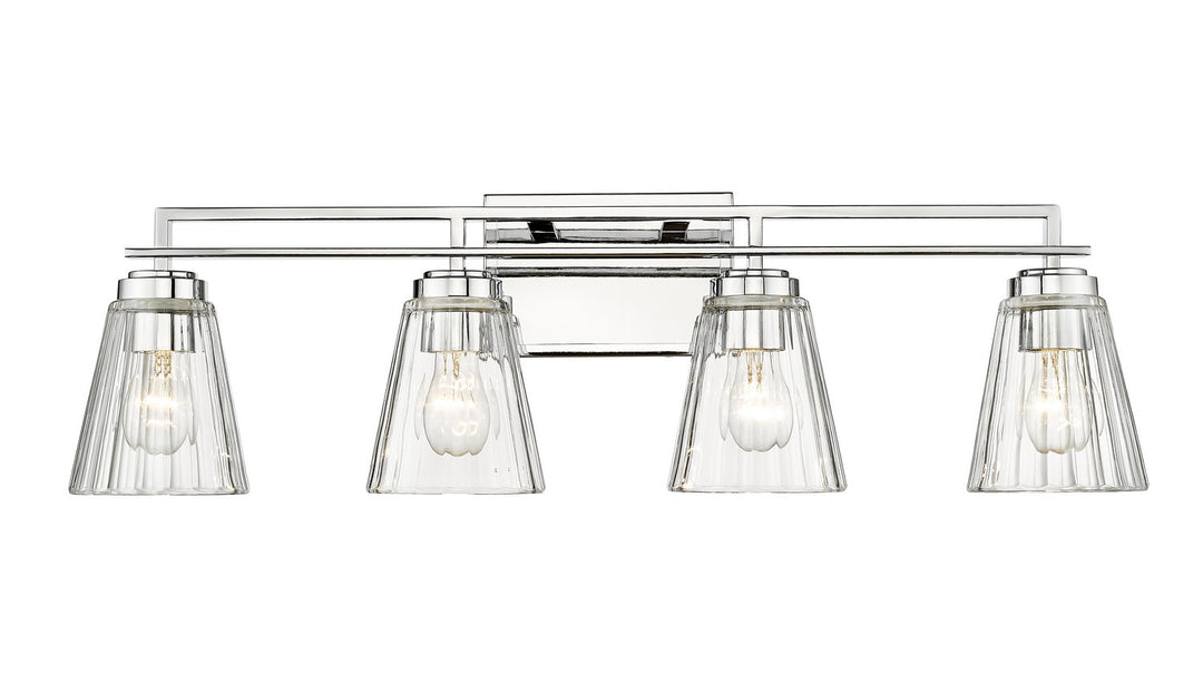 Z-Lite Lyna 823-4V-CH Bath Vanity Light 31 in. wide - Chrome