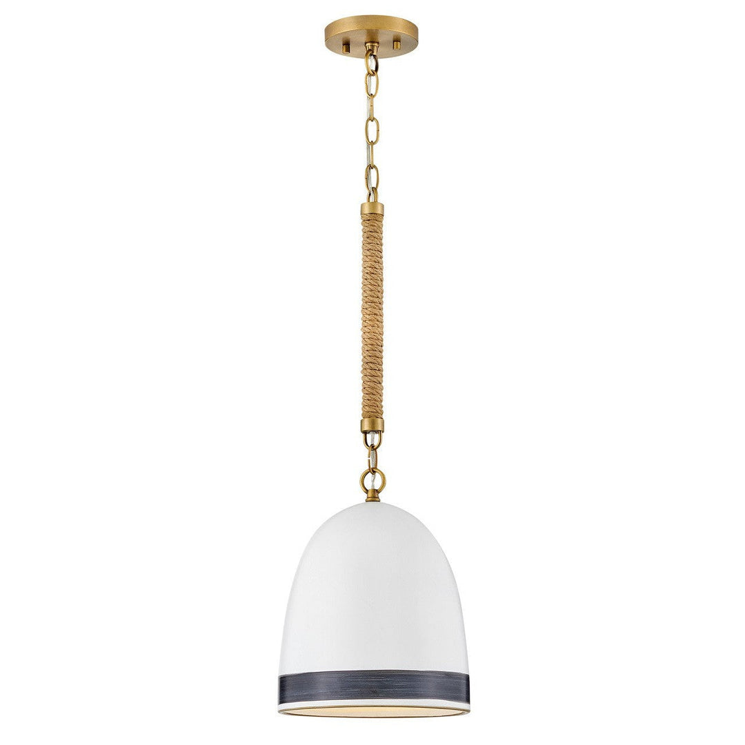 Hinkley Nash 3364HB-BK Pendant Light - Heritage Brass with Black accents