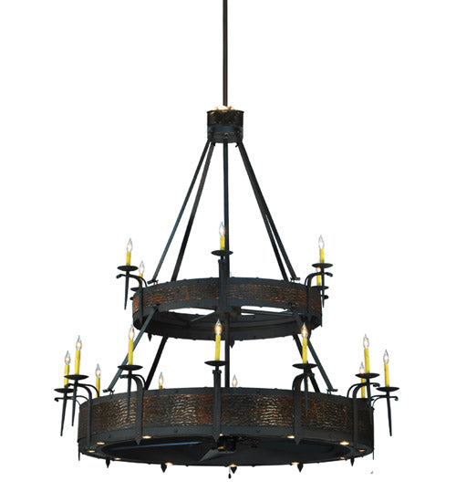 Meyda Tiffany Costello 134750 Chandelier Light - Wrought Iron