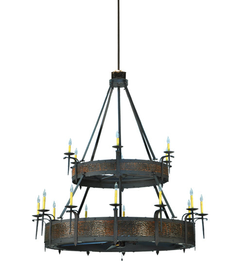 Meyda Tiffany Costello 134750 Chandelier Light - Wrought Iron