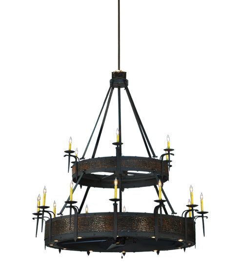 Meyda Tiffany Costello 134750 Chandelier Light - Wrought Iron