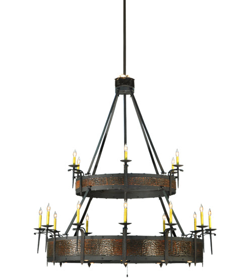 Meyda Tiffany Costello 134750 Chandelier Light - Wrought Iron