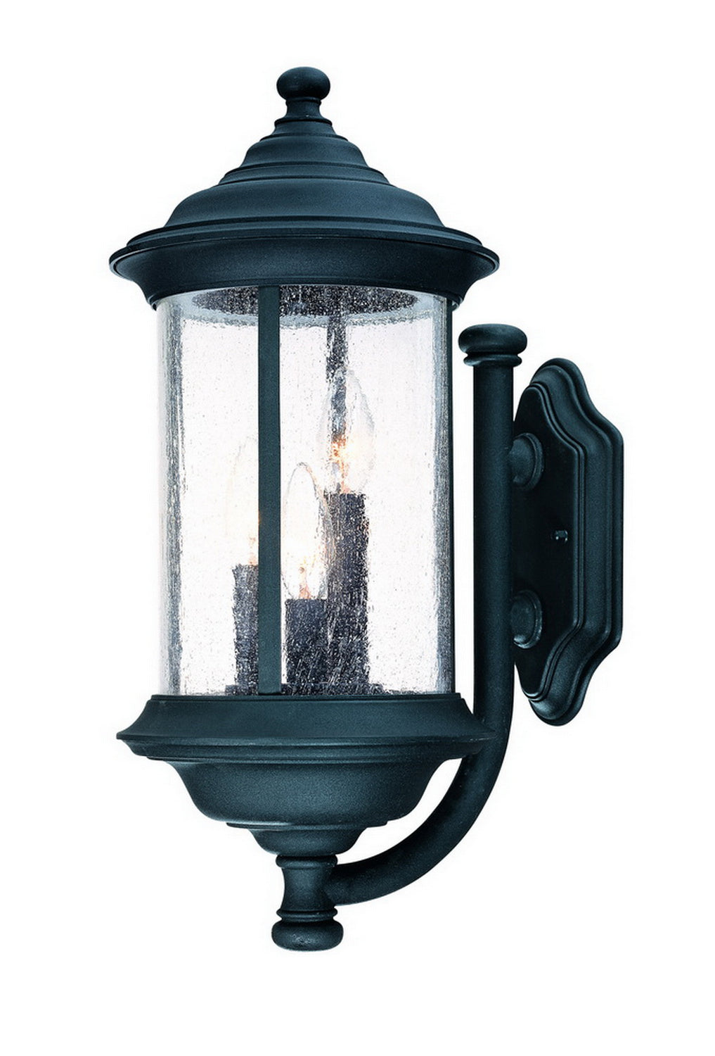 Dolan Designs Lighting 917-50 Walnut Grove Three Light Wall Sconce Outdoor Black