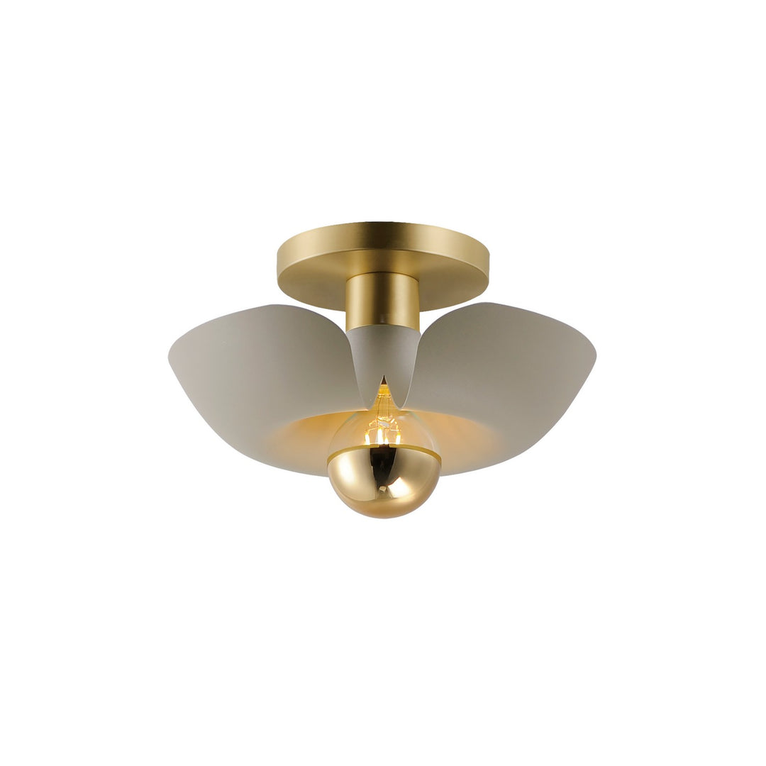 Maxim Poppy 11390SGSBR Ceiling Light - Silver Gold / Satin Brass