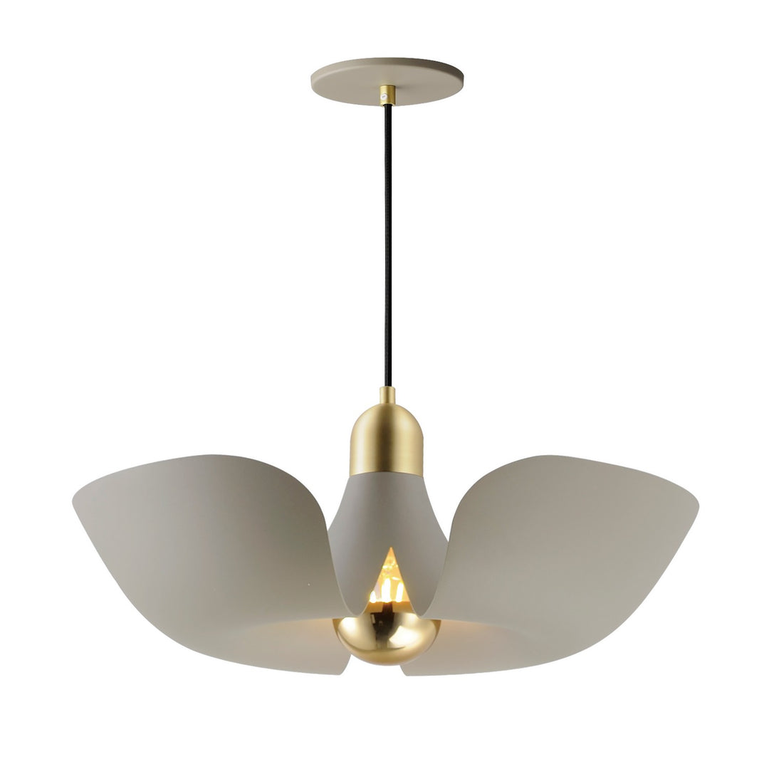 Maxim Poppy 11392SGSBR Pendant Light - Silver Gold / Satin Brass