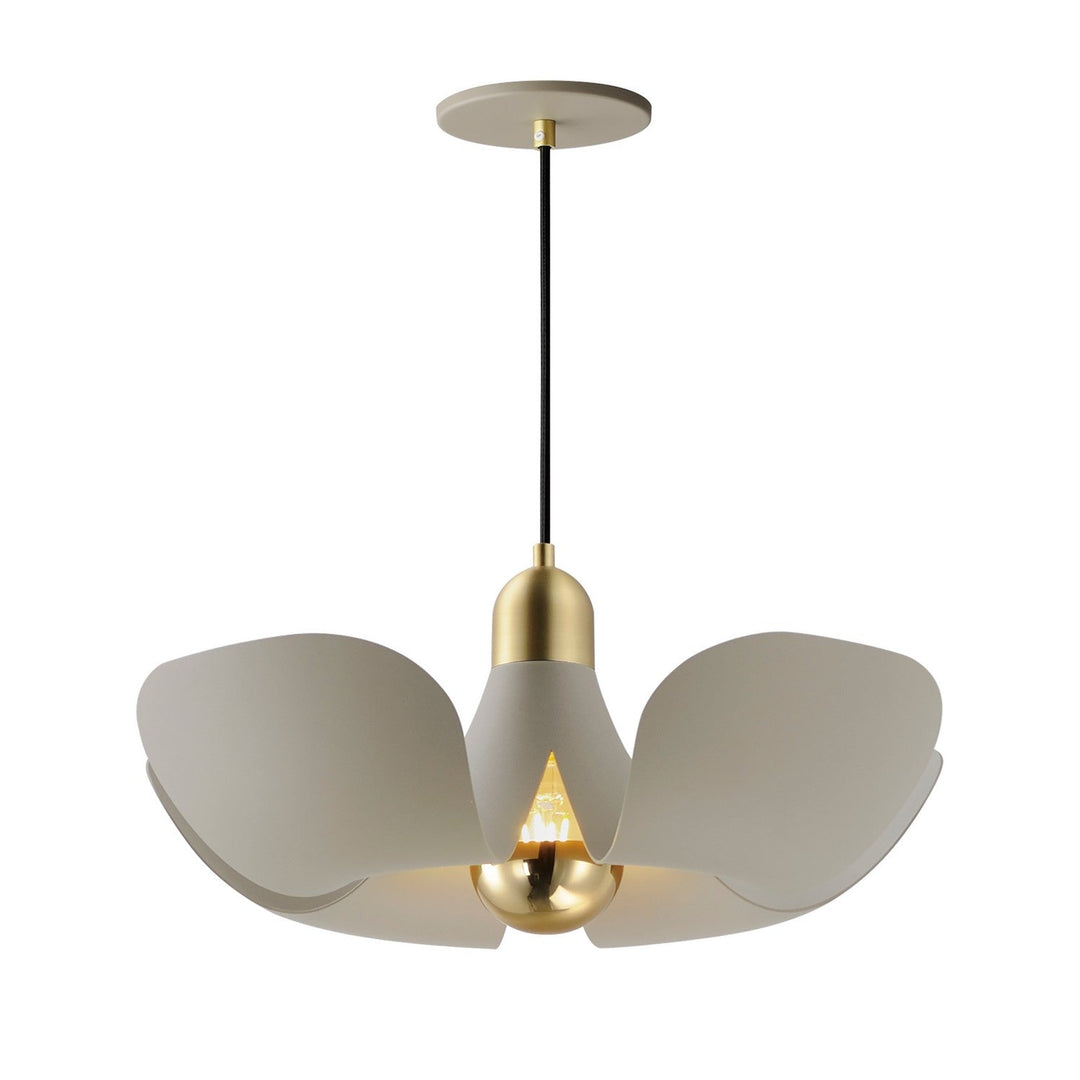 Maxim Poppy 11394SGSBR Pendant Light - Silver Gold / Satin Brass