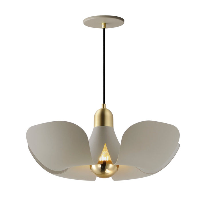 Maxim Poppy 11394SGSBR Pendant Light - Silver Gold / Satin Brass