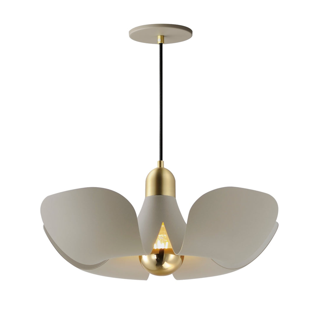 Maxim Poppy 11394SGSBR Pendant Light - Silver Gold / Satin Brass