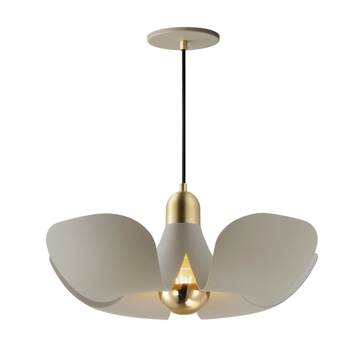 Maxim Poppy 11394SGSBR Pendant Light - Silver Gold / Satin Brass