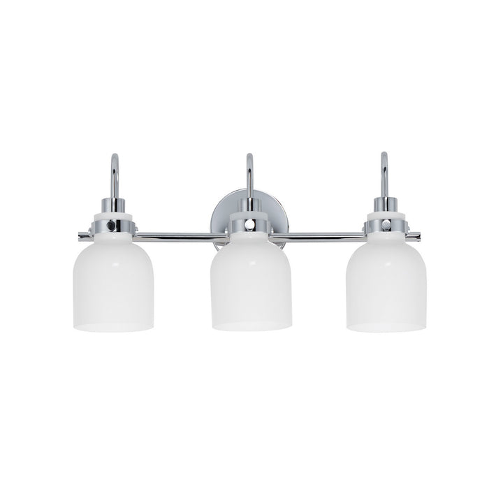 Maxim Milk 12333WTPC Bath Vanity Light 22 in. wide - Polished Chrome