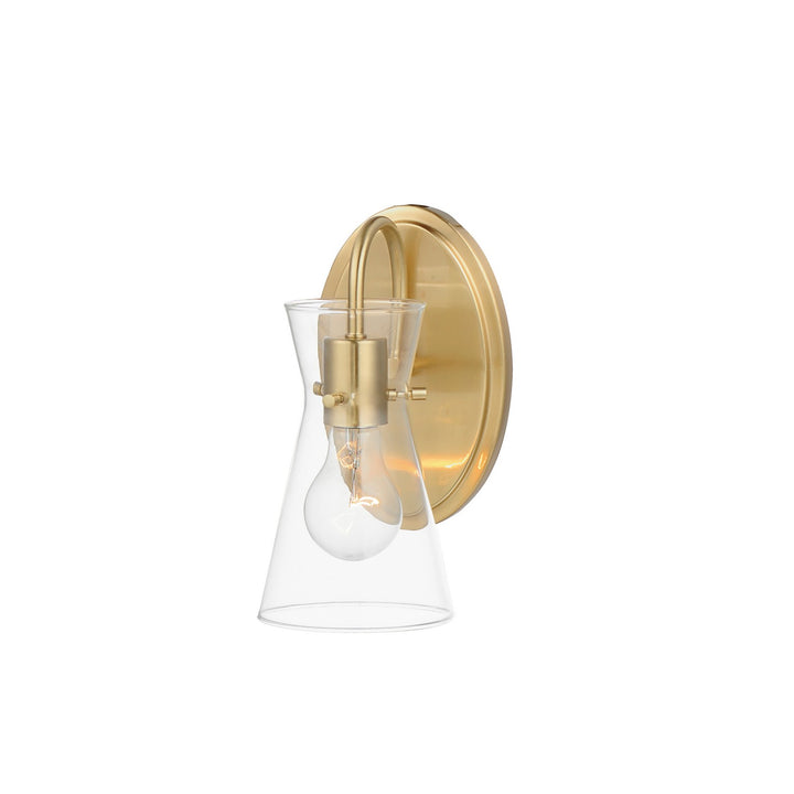 Maxim Ava 12481CLNAB Wall Sconce Light - Natural Aged Brass