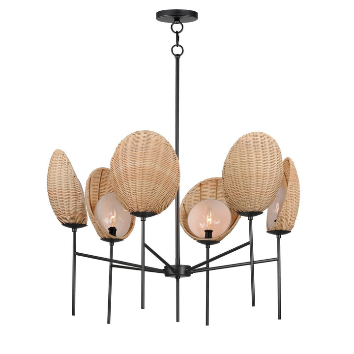 Maxim Maldives 12606NABK Chandelier Light - Black