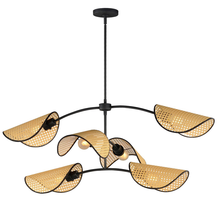 Maxim Bonnet 12636NABK Chandelier Light - Black