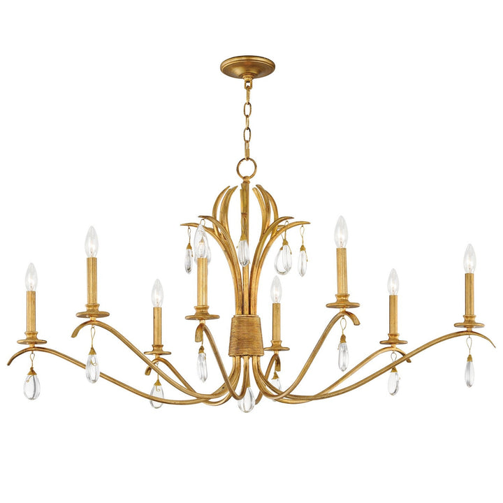 Maxim Eden 12748CHGL Chandelier Light - Charcoal Gold Leaf
