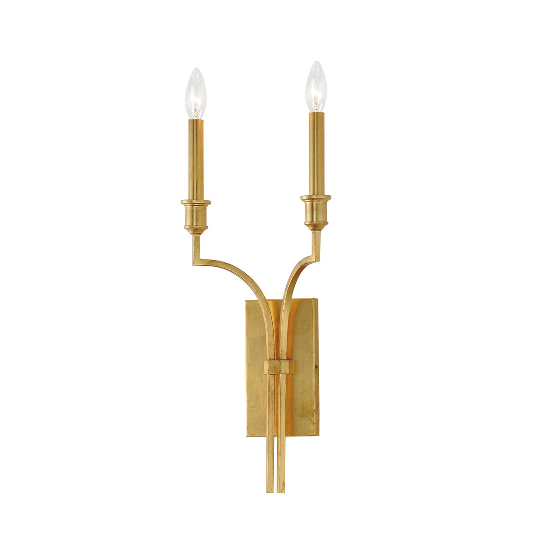 Maxim Normandy 12782GL Wall Sconce Light - Gold Leaf