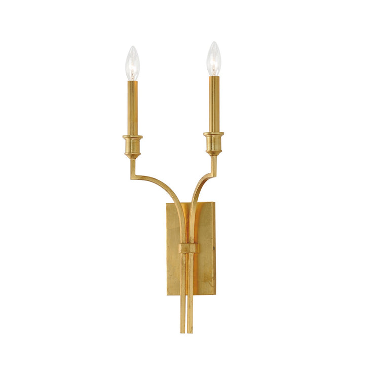 Maxim Normandy 12782GL Wall Sconce Light - Gold Leaf