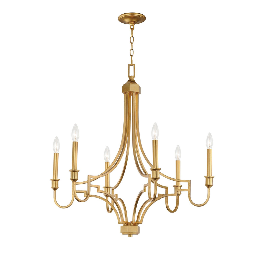 Maxim Normandy 12786GL Chandelier Light - Gold Leaf